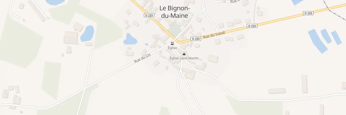 Plan du 6 Pl de l’Église au Bignon-du-Maine