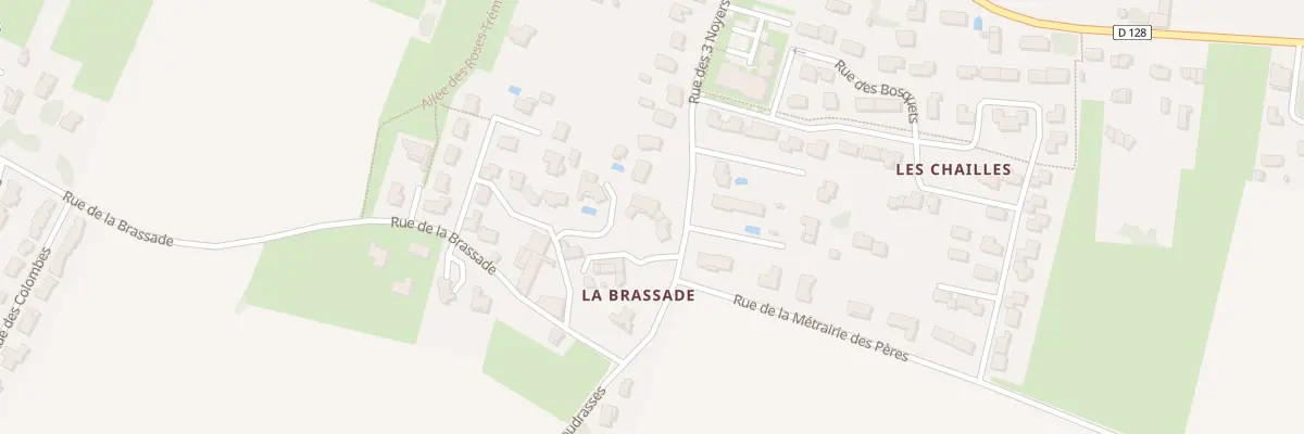 Plan du 20B Rue des Trois Noyers aux Gonds