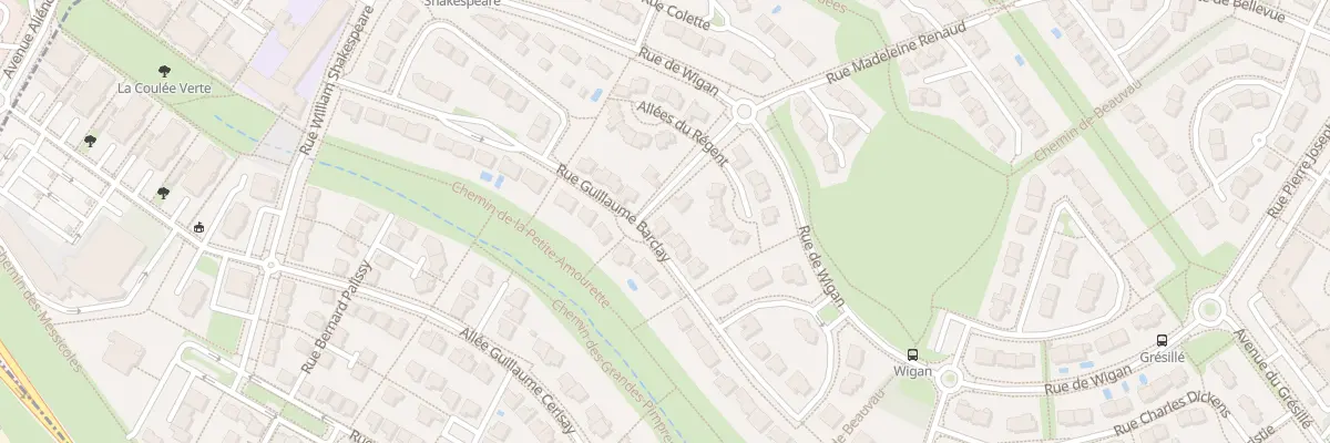 Plan du 16 Rue Guillaume Barclay à Angers