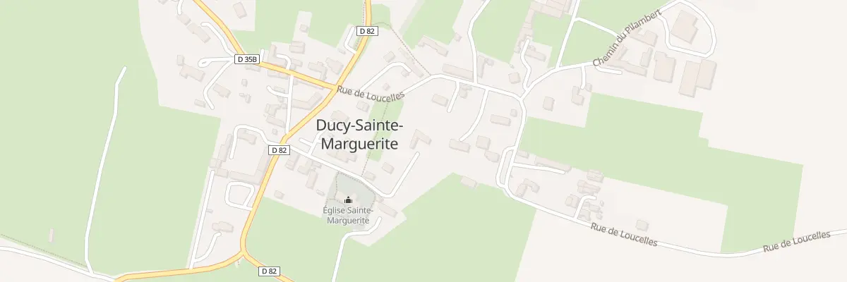 Plan du 11 Rue de l’Église à Ducy-Sainte-Marguerite
