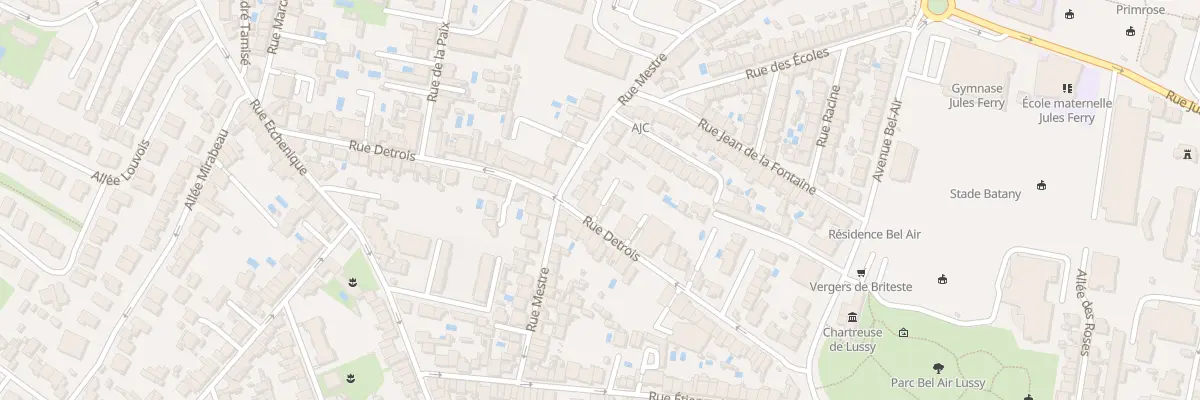 Plan du 47 Rue Détrois à Bordeaux