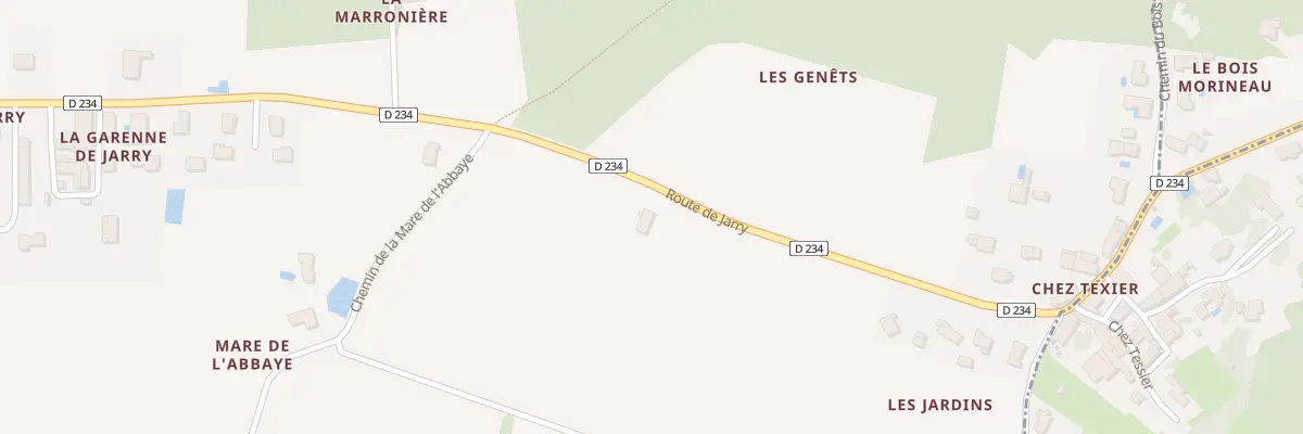 Plan du 134 Rte des Jarry à Bussac-sur-Charente