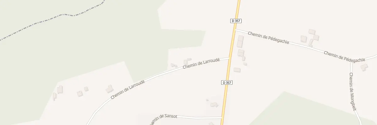 Plan du 124 Che de Larroudé à Labastide-Chalosse