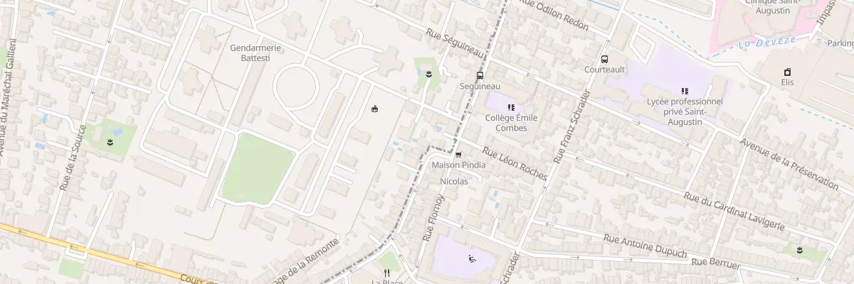 Plan du 97 Rue Émile Combes à Mérignac