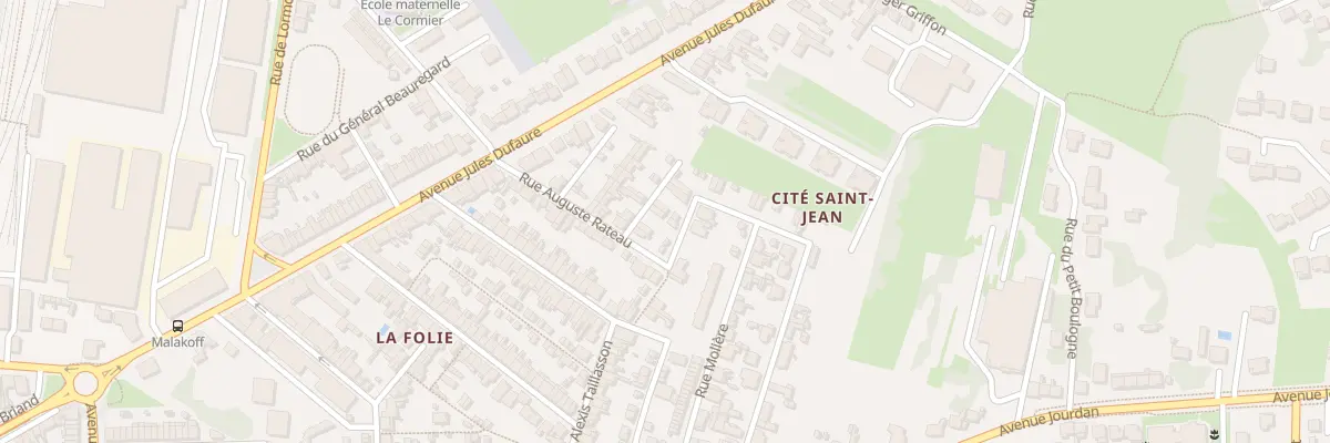 Plan du 44 Rue Auguste Rateau à Saintes