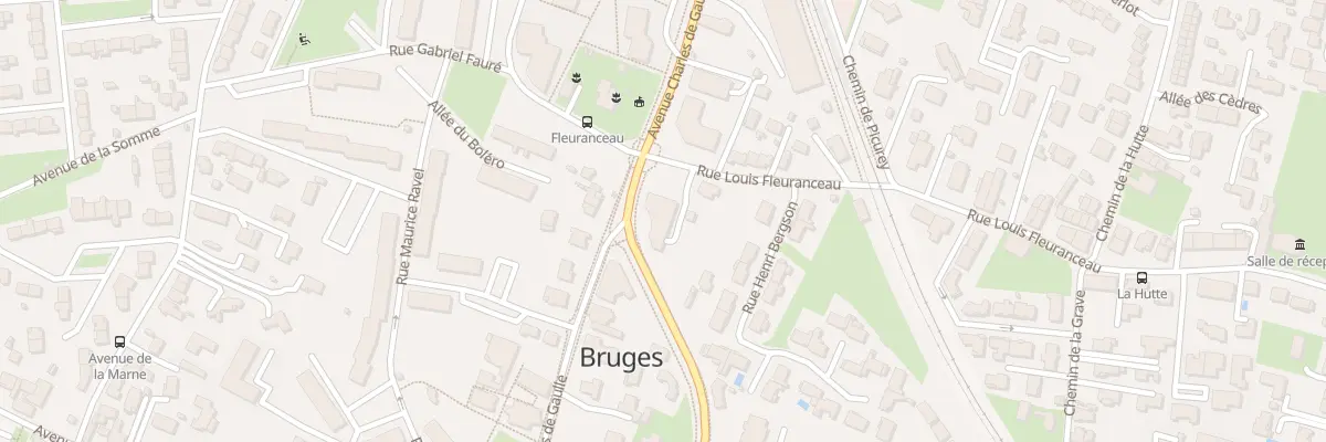 Plan du 3 Rue Louis Fleuranceau à Bruges