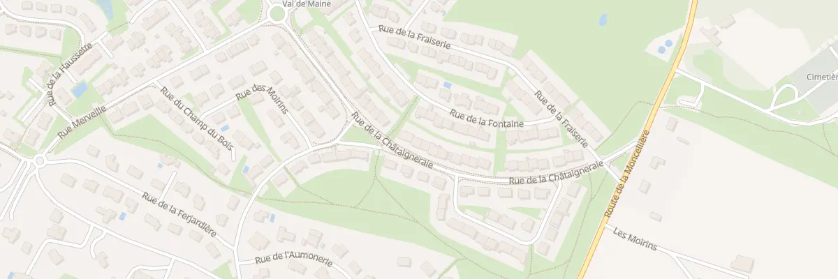 Plan du 30 Rue de la Chataigneraie à Bouchemaine