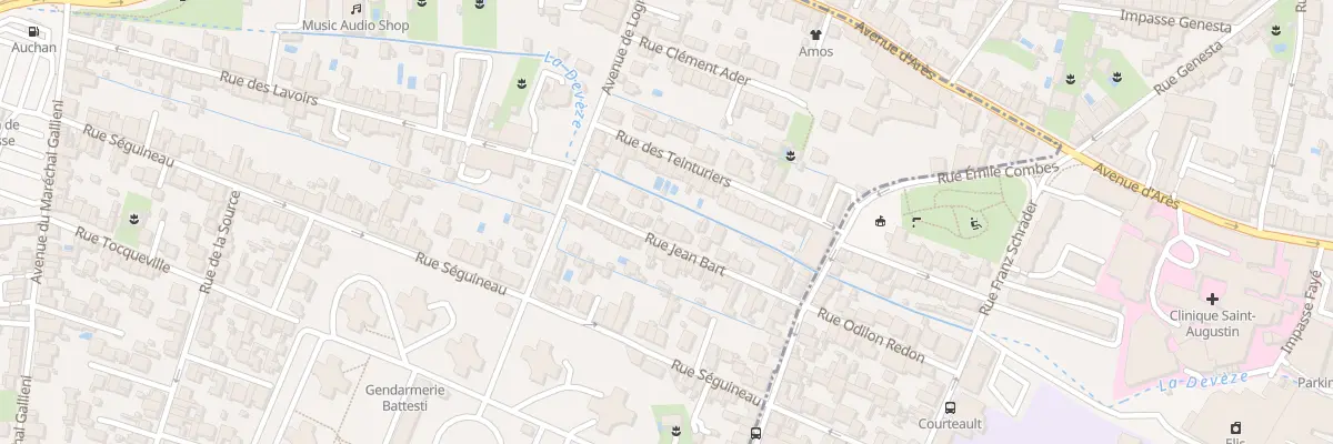 Plan du 19 Rue Jean Bart à Mérignac