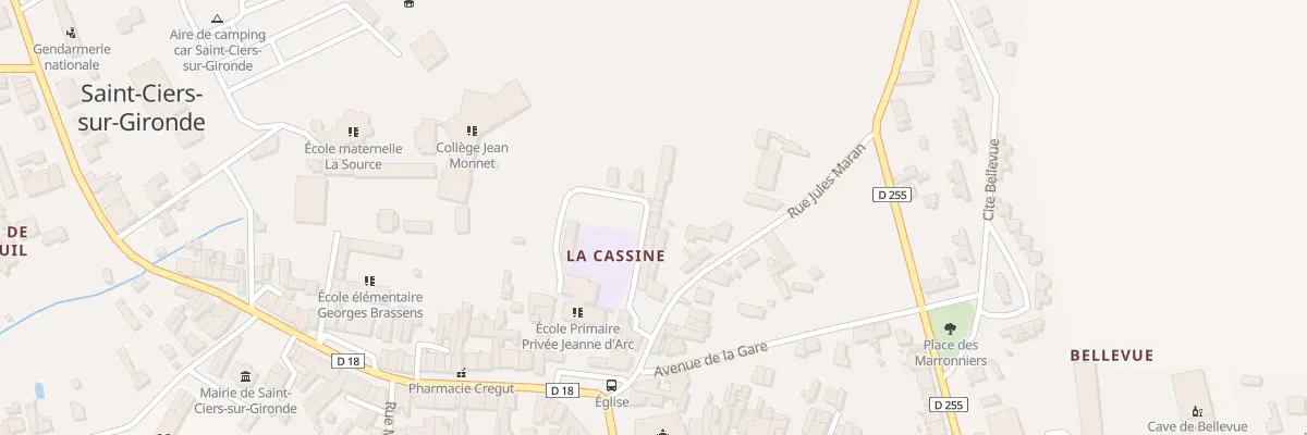 Plan du 6 La Cassine à Saint-Ciers-sur-Gironde