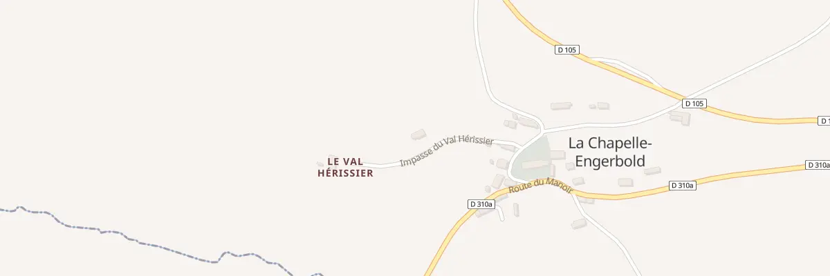 Plan du 2 Imp du Val Herissier -La Chape à Condé-en-Normandie
