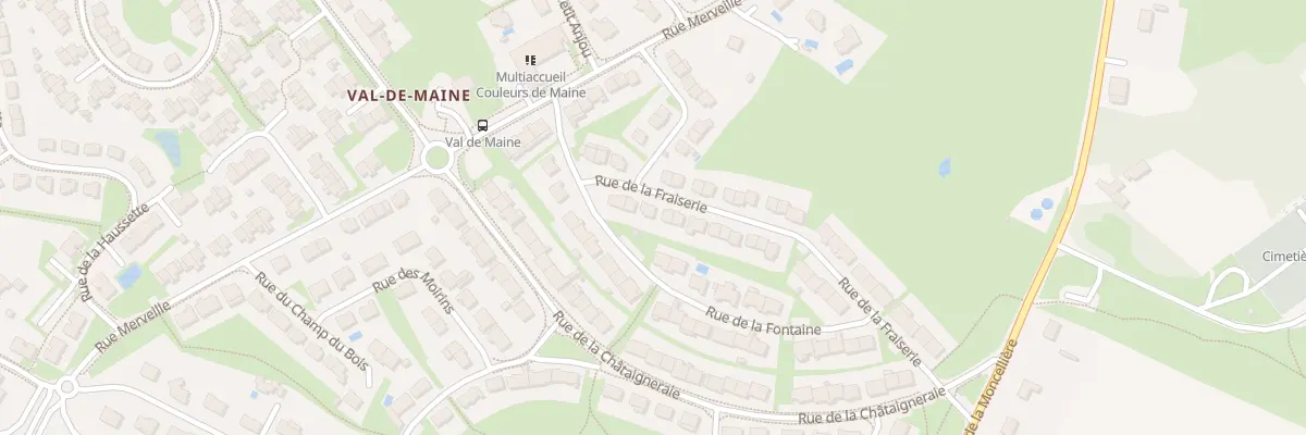 Plan du 27 Rue de la Fraiserie à Bouchemaine