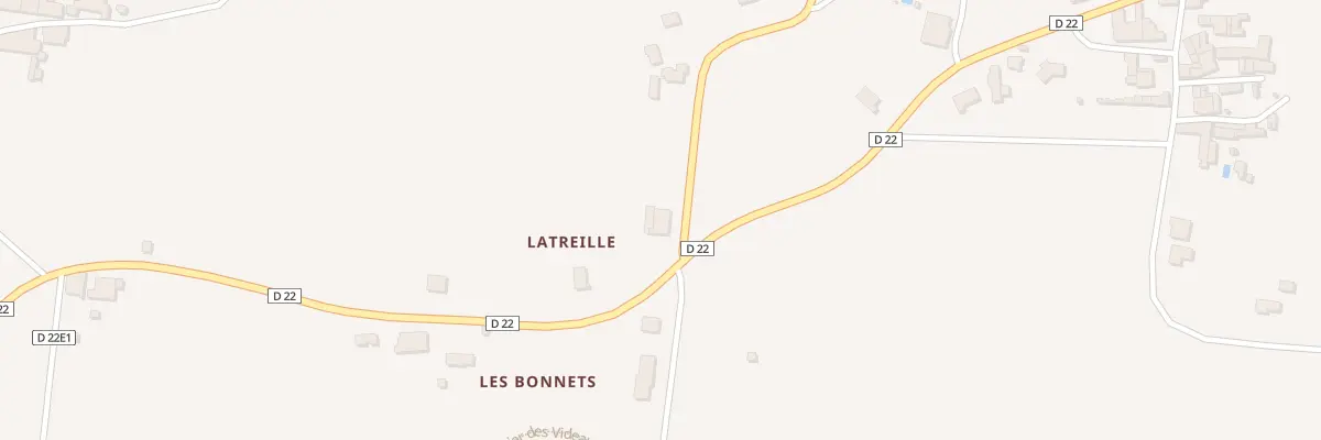 Plan du 2 Latreille à Cars