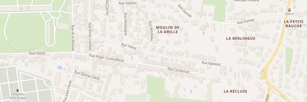 Plan du 1 Rue Rabelais à Saintes