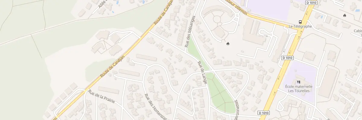 Plan du 44 Rue de Lange à Gradignan