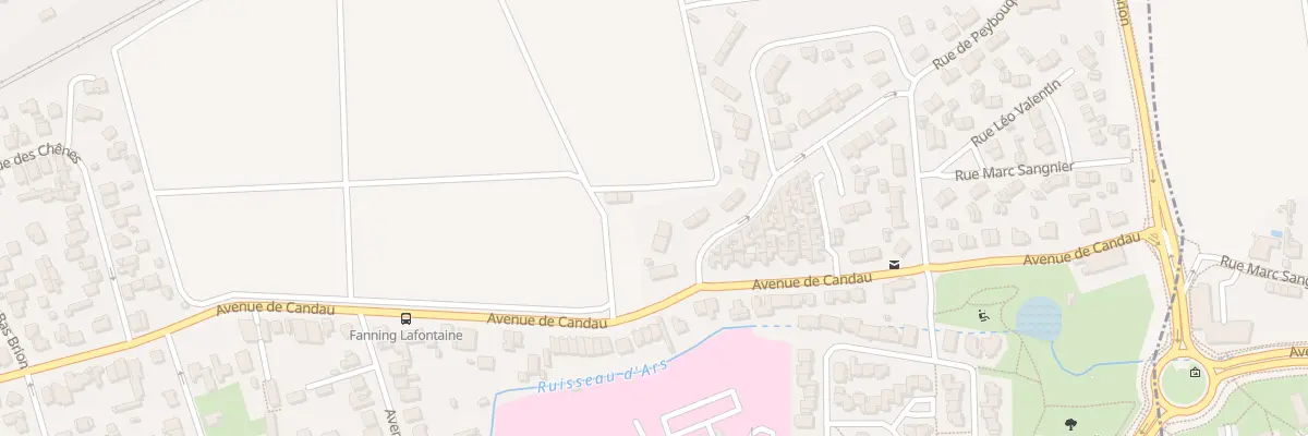 Plan du 6 Rue du Cdt Lherminier à Pessac