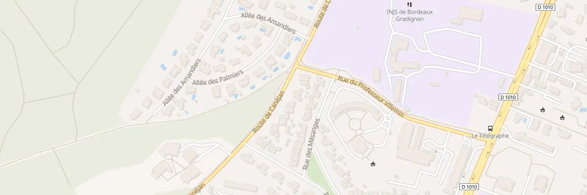Plan du 20 Rte de Canéjan à Gradignan