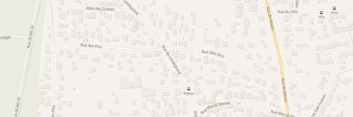 Plan du 42 Rue de Landegrand à Parempuyre