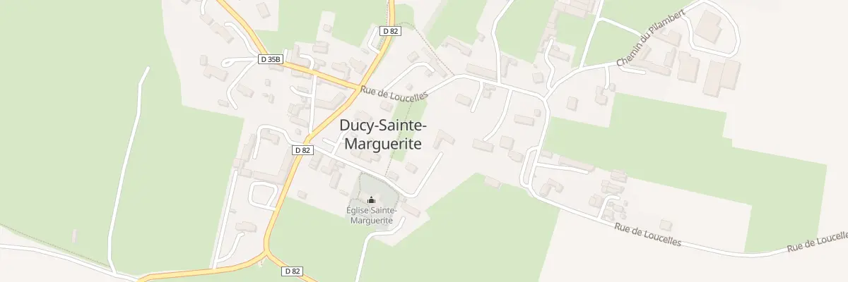 Plan du 9 Rue de l’Église à Ducy-Sainte-Marguerite
