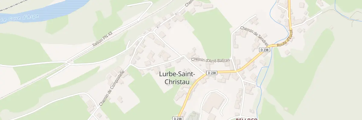 Plan du 4 Che de Compostelle à Lurbe-Saint-Christau