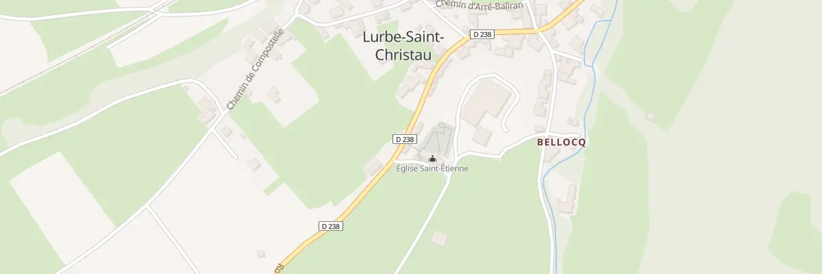 Plan du 36 Rte d’Escot à Sainte-Colome