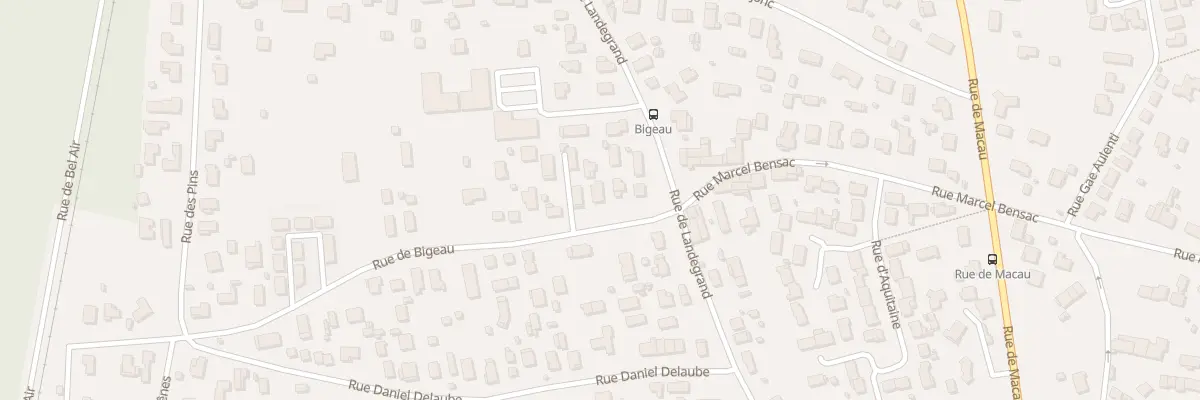 Plan du 6 Rue de Bigeau à Parempuyre