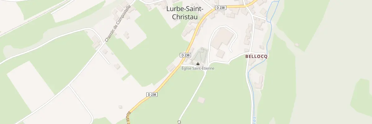 Plan du 9130 Rte d’Escot à Lurbe-Saint-Christau
