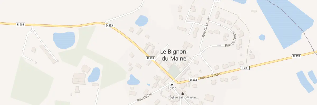 Plan du 5 Rue de la Forge au Bignon-du-Maine