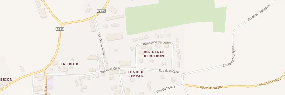 Plan du 11 Lot Bergeron à Mazion