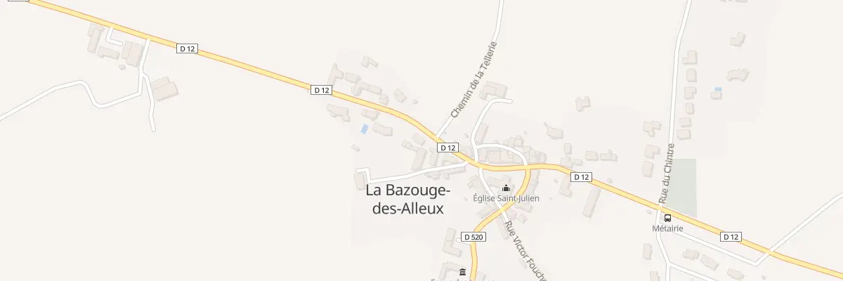 Plan du 3 Rue du Vieux Moulin à La Bazouge-des-Alleux