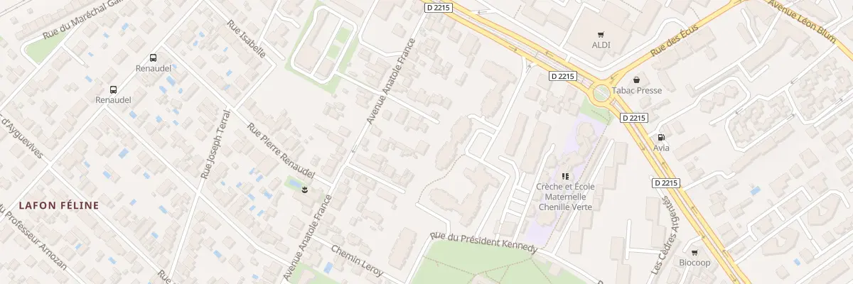 Plan du 9 Imp de la Madeleine au Bouscat