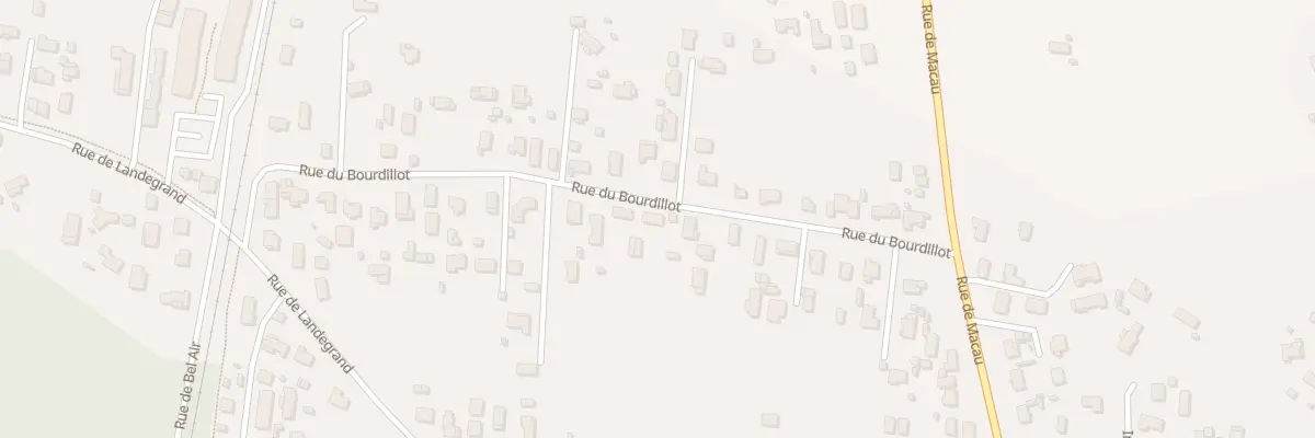 Plan du 25 Rue du Bourdillot à Parempuyre