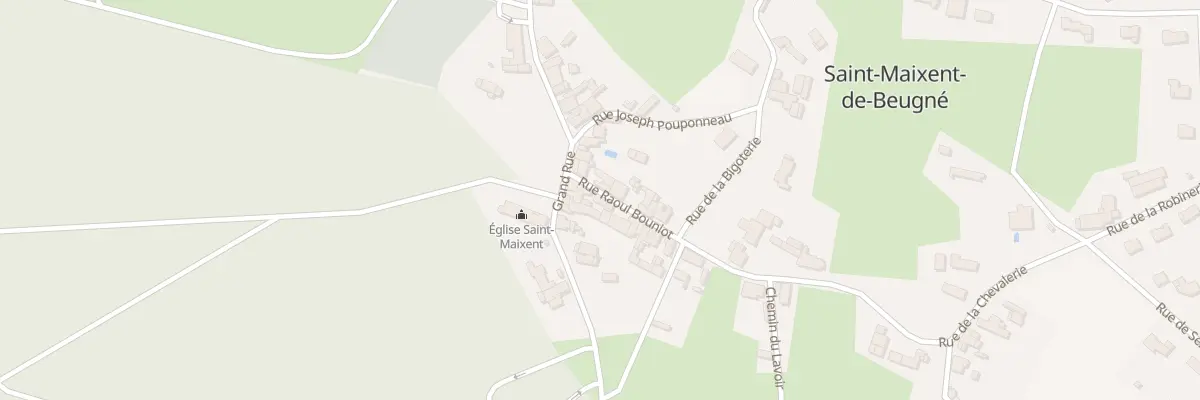 Plan du 4 Rue Raoul Bouniot à Saint-Maixent-de-Beugné
