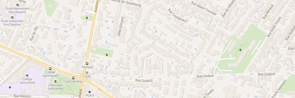 Plan du 27 Rue Petit Parc à Bordeaux