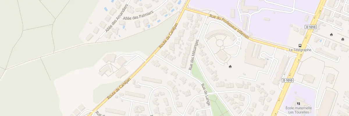 Plan du 33 Rue de Lange à Gradignan