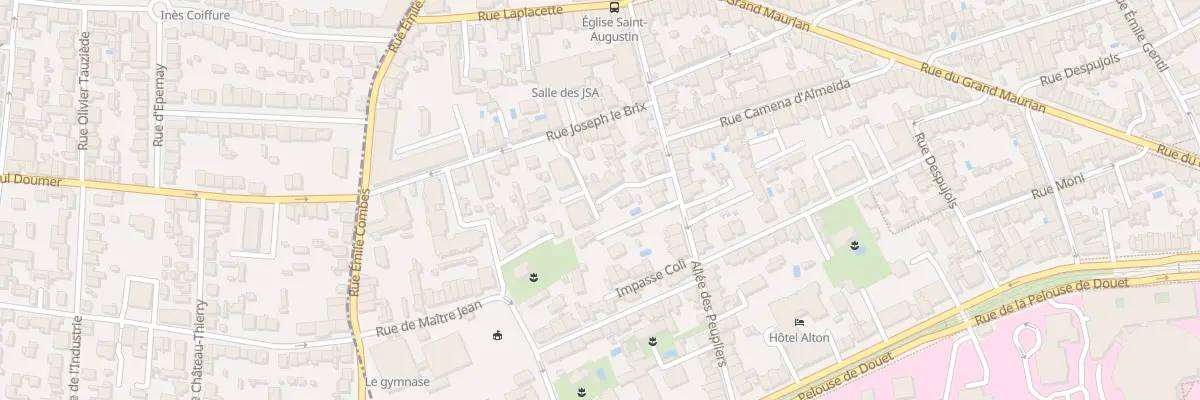 Plan du 9 Pas Nungesser à Bordeaux