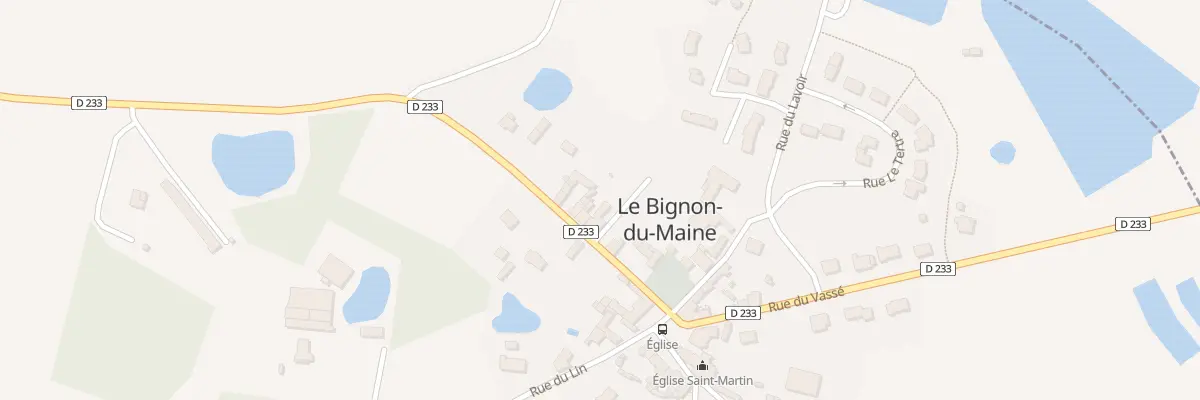 Plan du 9 Rue de la Forge au Bignon-du-Maine
