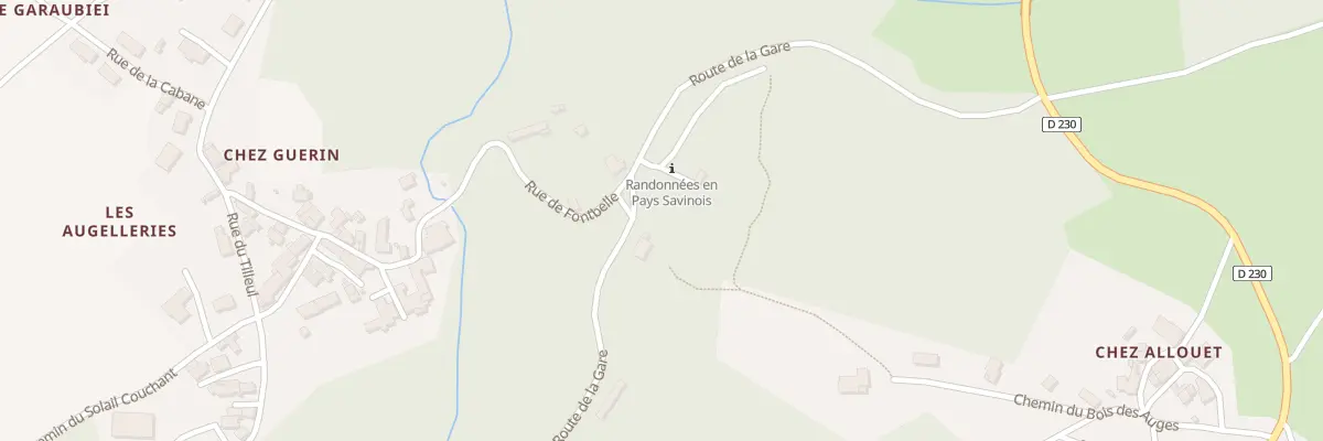 Plan du 41 Rte de la Gare à Grandjean
