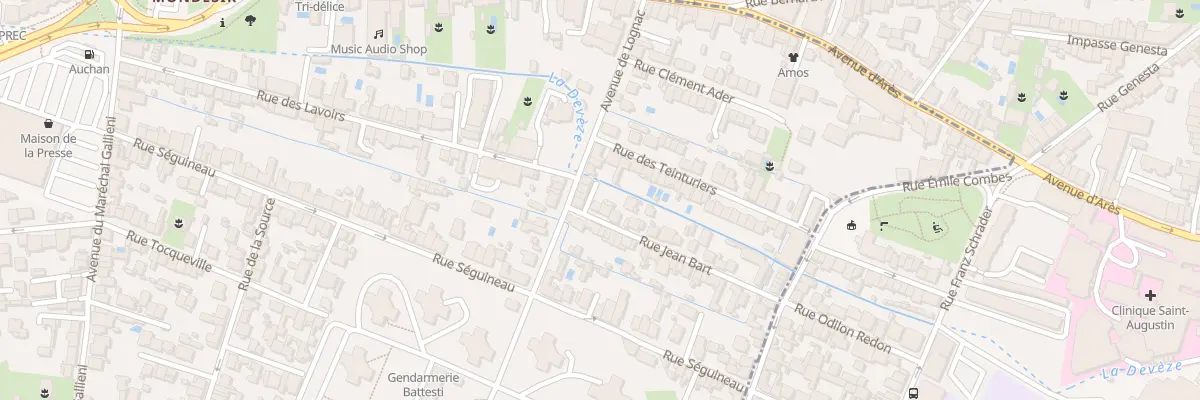 Plan du 31 Rue Jean Bart à Mérignac