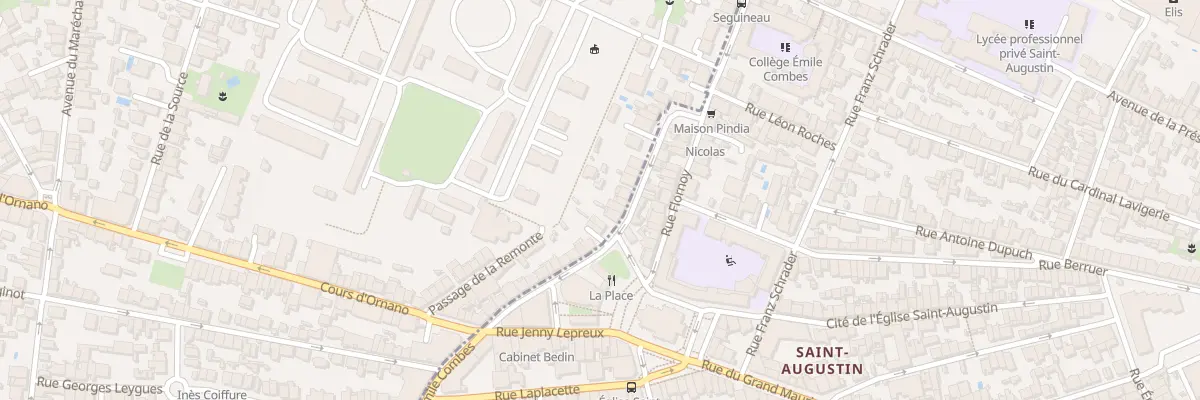 Plan du 127 Rue Émile Combes à Mérignac