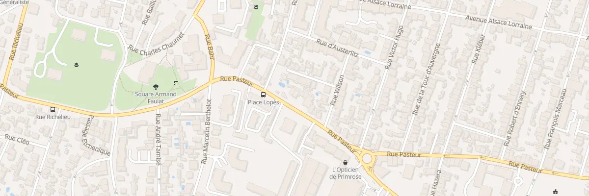 Plan du 187 Rue Pasteur à Bordeaux