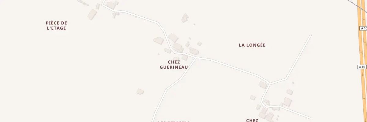 Plan du 6 Chez Guerineau au Fouilloux