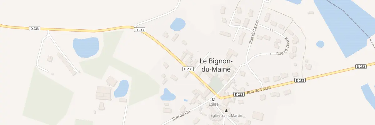 Plan du 11 Rue de la Forge au Bignon-du-Maine