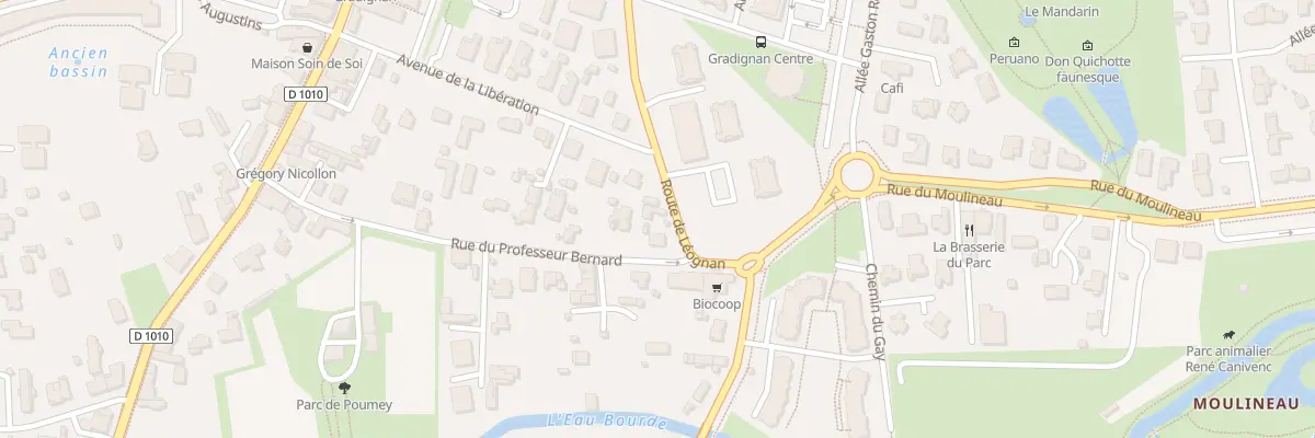 Plan du 21B Rte de Léognan à Gradignan