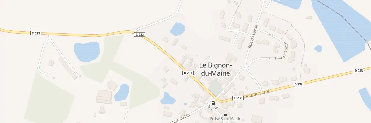 Plan du 5031 Le Bourg au Bignon-du-Maine