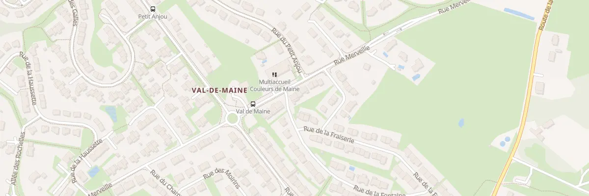 Plan du 29 Rue Merveille à Bouchemaine