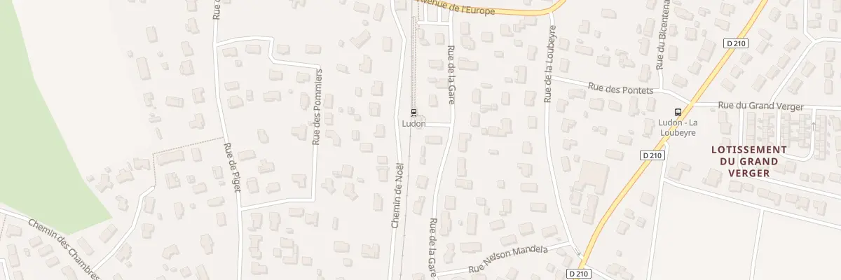Plan du 9 Rue de la Gare à Ludon-Médoc