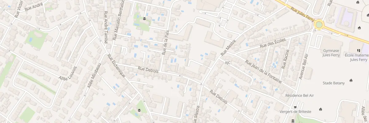 Plan du 67 Rue Détrois à Bordeaux