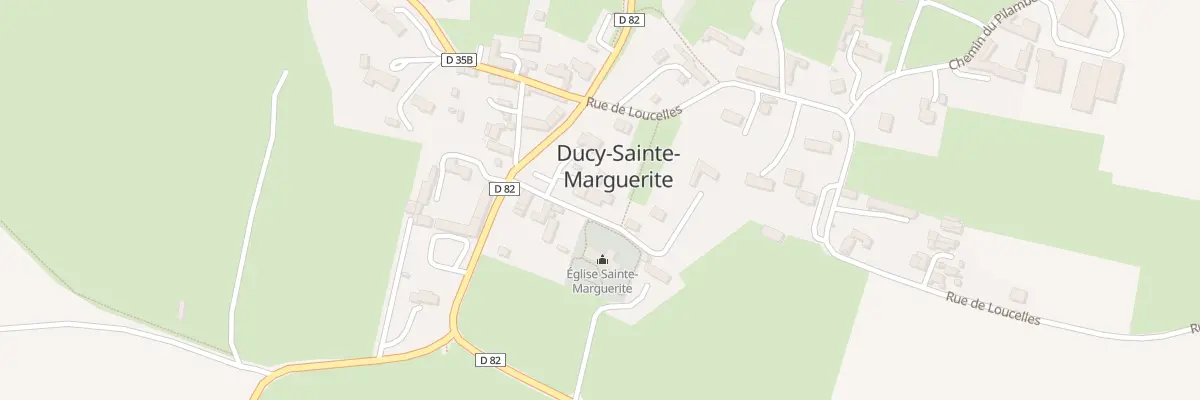 Plan du 5020 Le Bourg à Ducy-Sainte-Marguerite