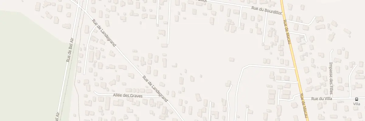 Plan du 50 Rue de Landegrand à Parempuyre