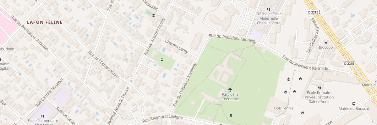 Plan du 30 Rue President Kennedy au Bouscat